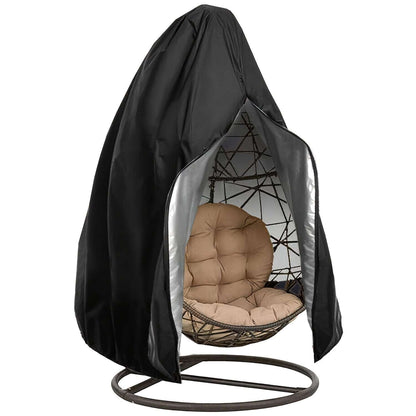 Protective Outdoor Garden Eggshell Swing Cover: Waterproof and Sunscreen Furniture Dust Cover