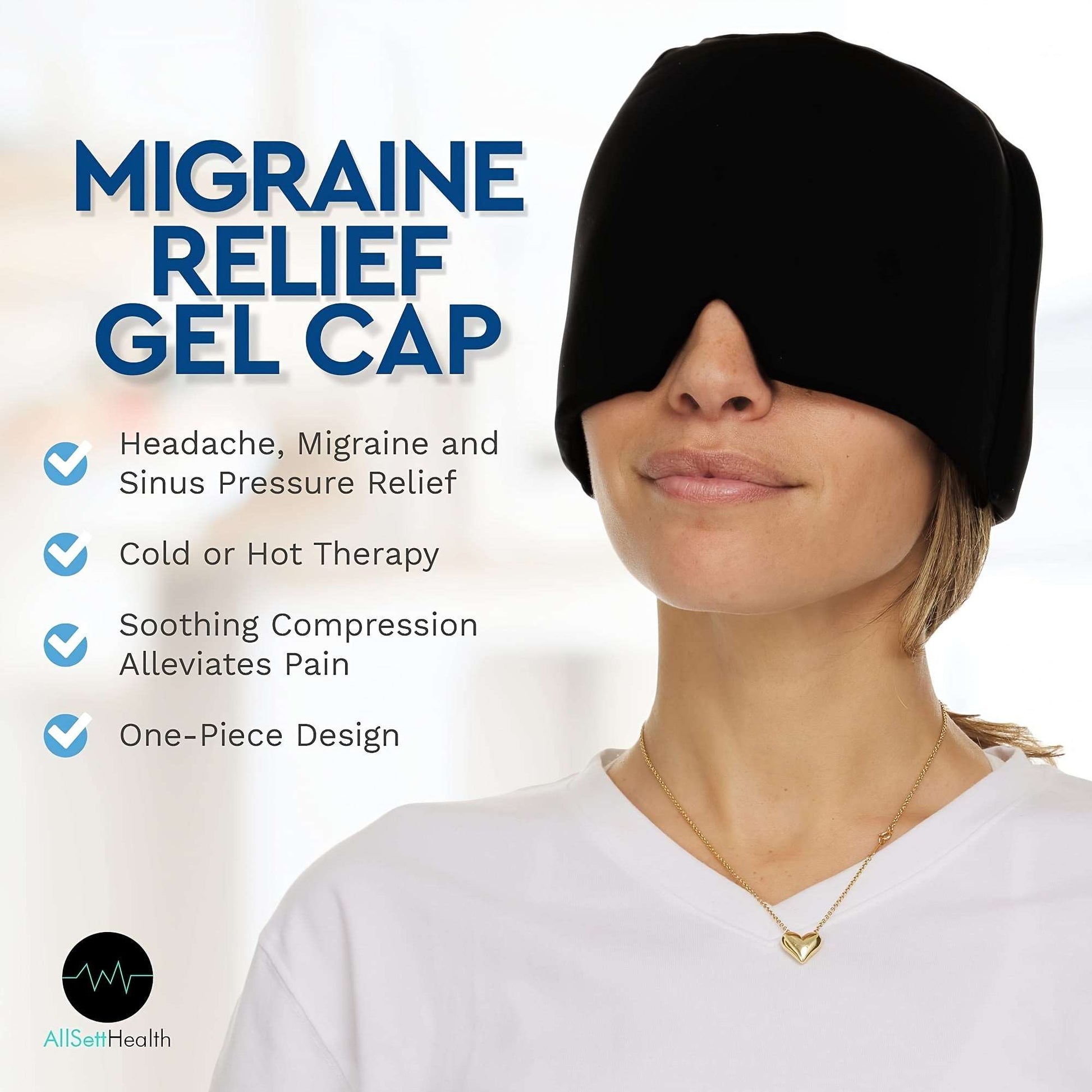 Migraine Relief Cap: The Ultimate Headache Relief - Hot and Cold Therapy