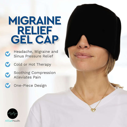 Migraine Relief Cap: The Ultimate Headache Relief - Hot and Cold Therapy