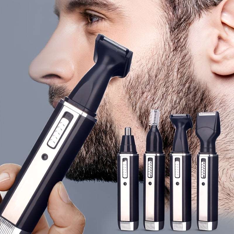 Ultimate 4-in-1 Electric Razor: Waterproof, Rechargeable, Painless