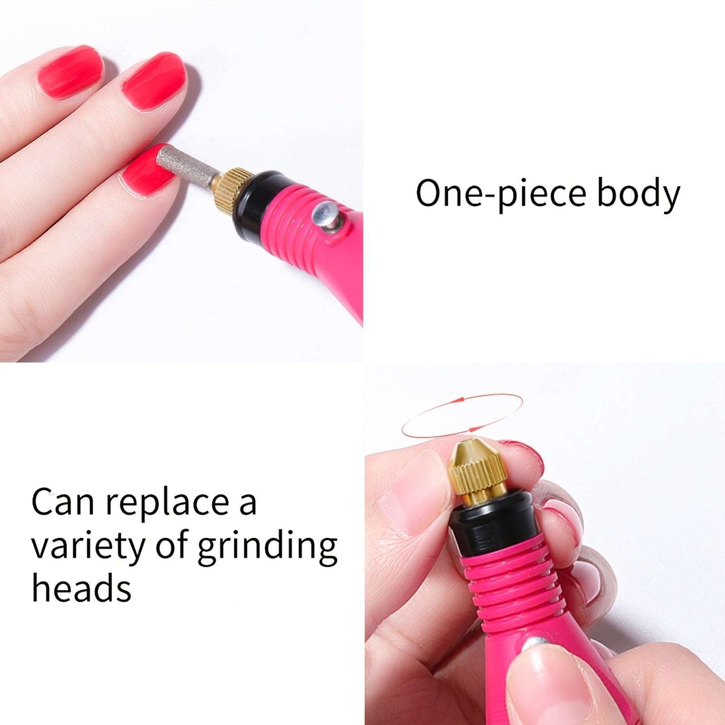 Professional Acrylic Nail Drill: High-Performance USB Electric Nail Drill Machine