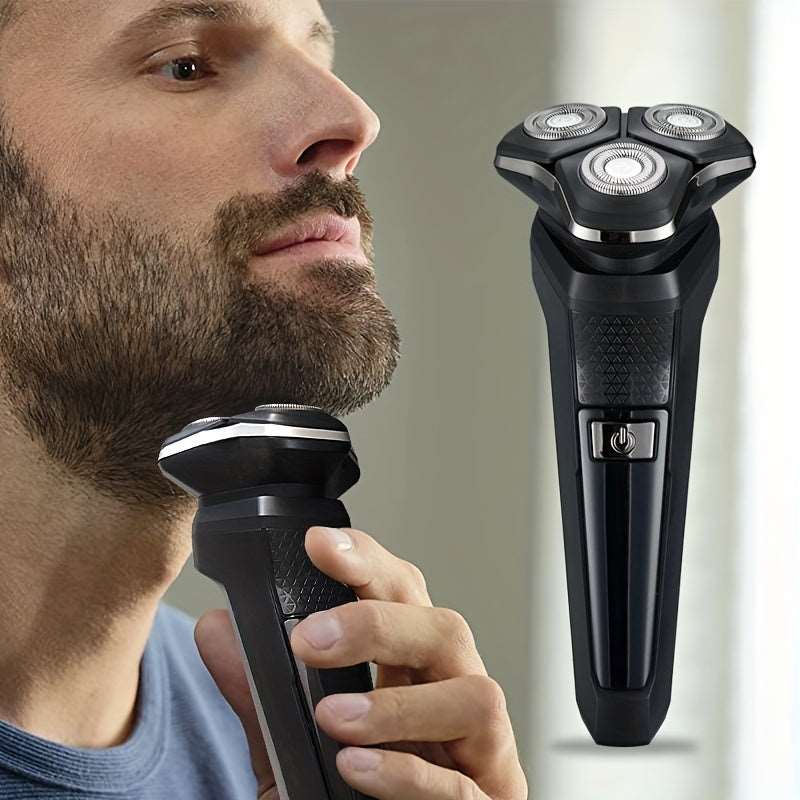 Ultimate Precision and Comfort: Rechargeable Electric Shaver with 3D Floating Veneer