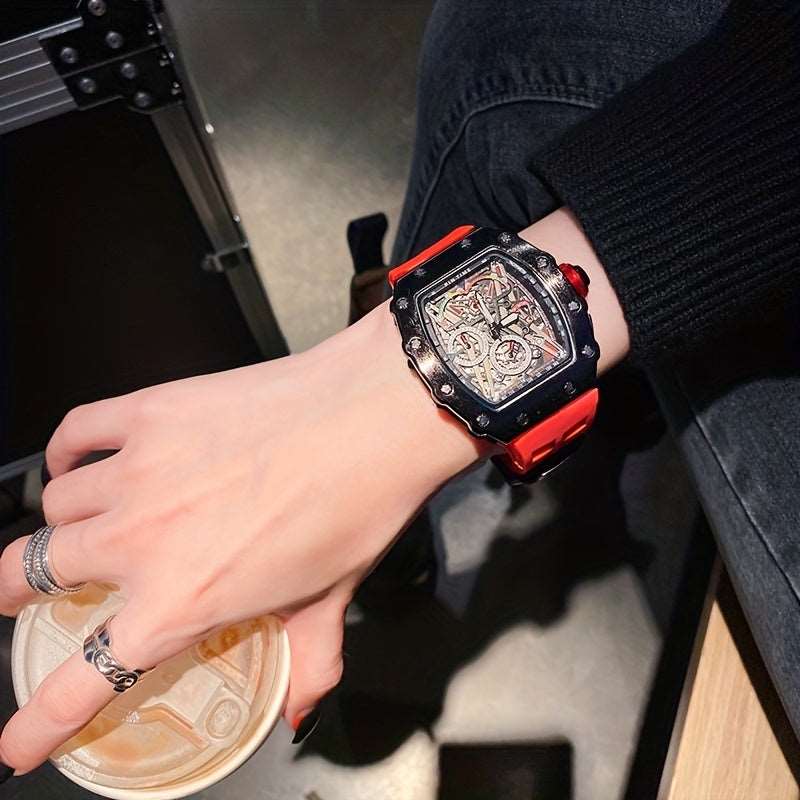 Square Pointer Skeleton Quartz Watch: A Fascinating Blend of Charm and Functionality