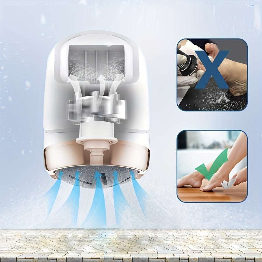 Revitalize Your Feet: Professional Electric Callus Remover with Integrated Vacuum Cleaner