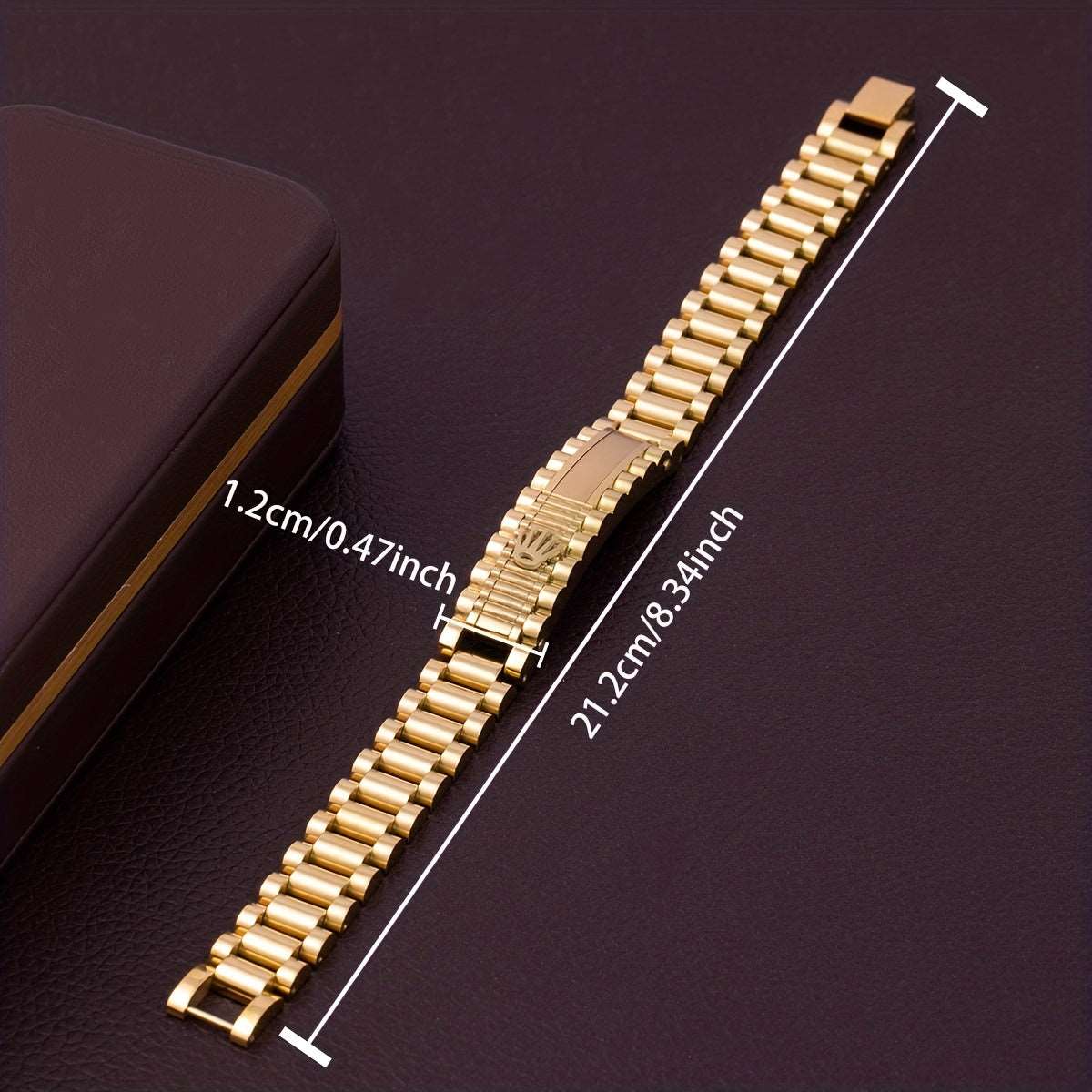 Golden Stainless Steel Vintage Bracelet for Men