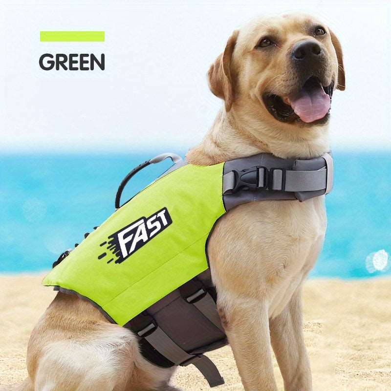 Stay Safe in Water: Adjustable Dog Life Jacket Vest for Ultimate Doggy Watersports Adventure