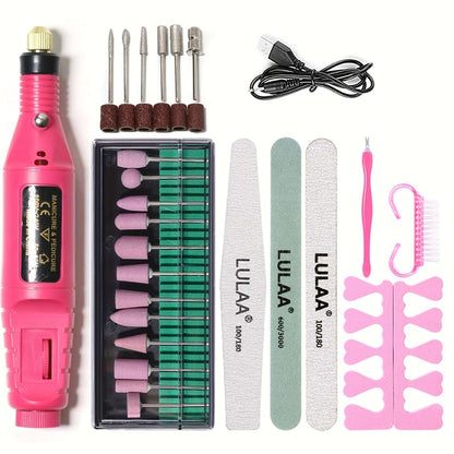 Professional Acrylic Nail Drill: High-Performance USB Electric Nail Drill Machine