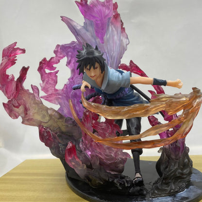 Naruto ZERO Yuzhibo Itachi Yuzhibo Sasuke Anime Model Decoration Statue Handmade