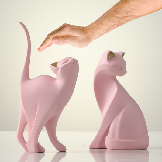 Touched by Cuteness: Lovely Cat Figure