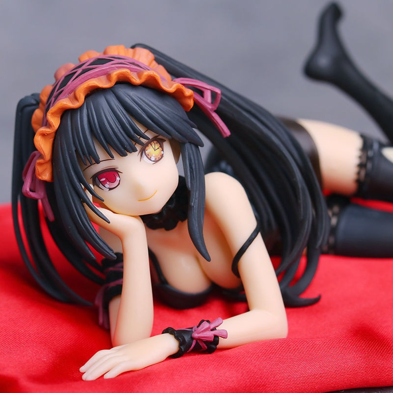 Dee Mansha DATE A LIVE Dating Big Battle, Sakaki Crazy Three Handed Anime Surrounding Model Decoration