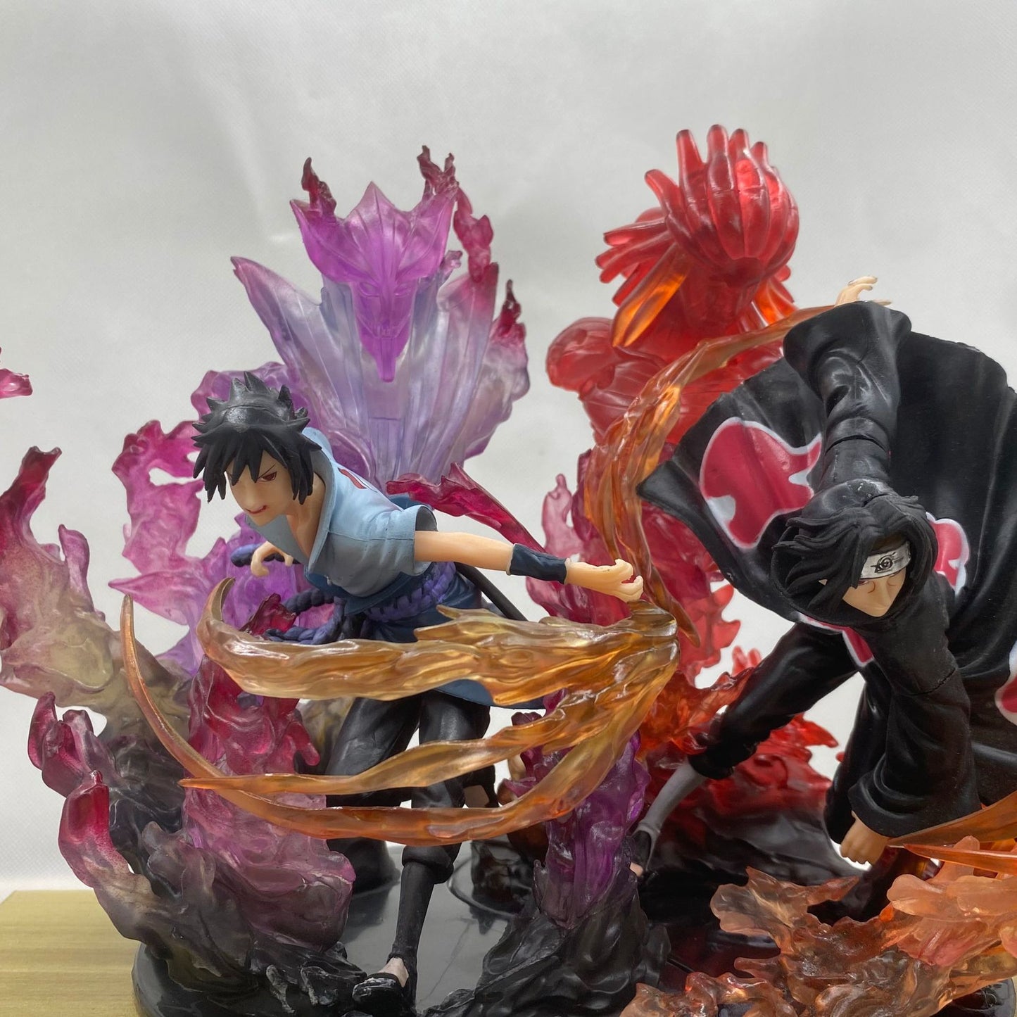 Naruto ZERO Yuzhibo Itachi Yuzhibo Sasuke Anime Model Decoration Statue Handmade