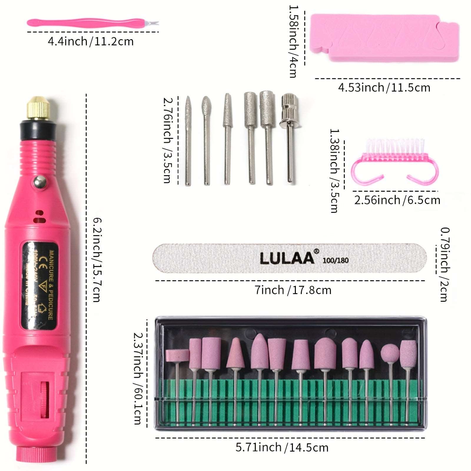 Professional Acrylic Nail Drill: High-Performance USB Electric Nail Drill Machine