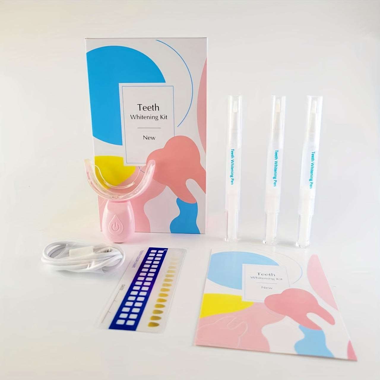 Advanced Teeth Whitening Kit with LED Light: Say Goodbye to Stains