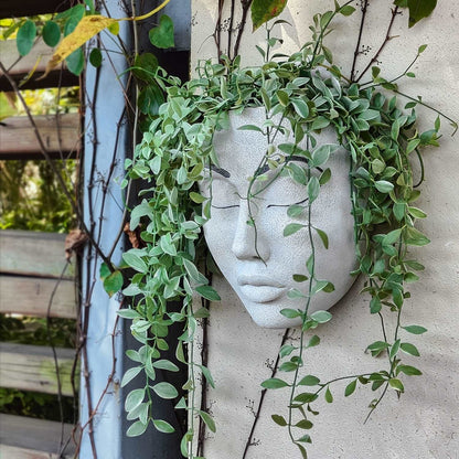 Resin Goddess Planter: A Unique Women Face-shaped Vase