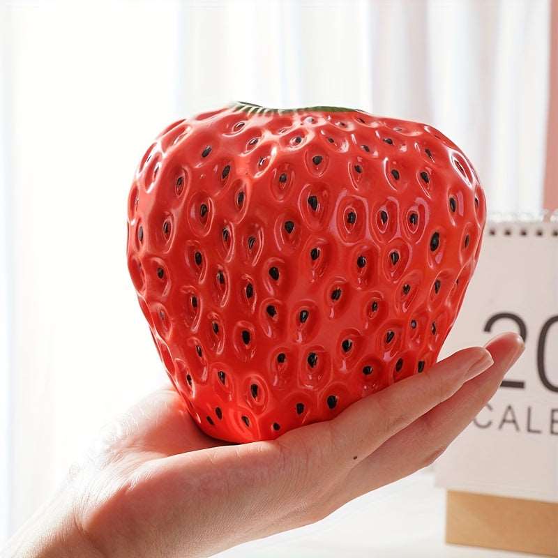 Vibrant Resin Strawberry Ornament: A Sweet Touch