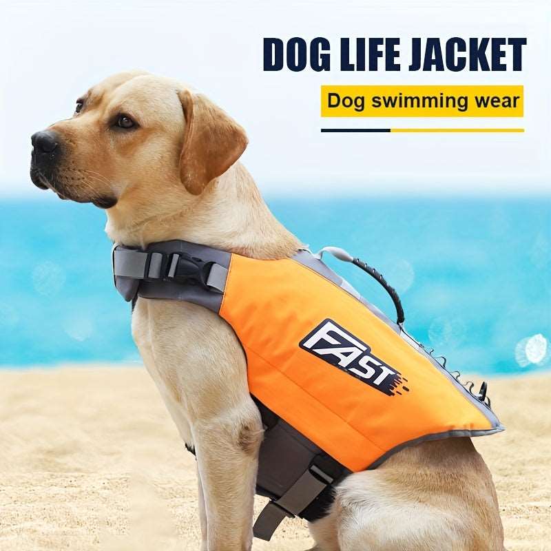 Stay Safe in Water: Adjustable Dog Life Jacket Vest for Ultimate Doggy Watersports Adventure