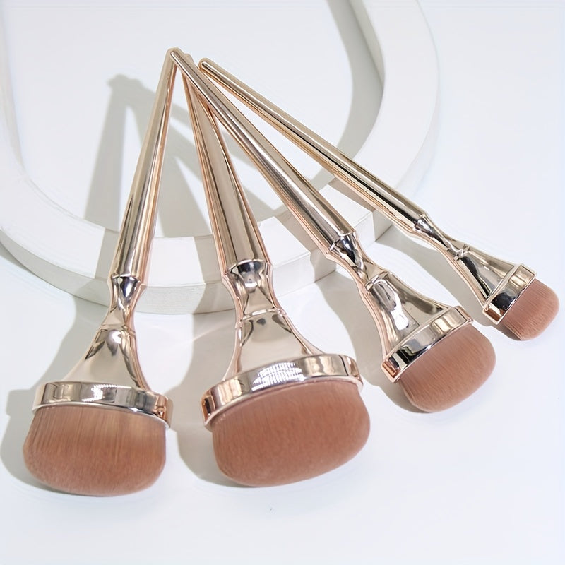 Premium Synthetic Makeup Brushes 9-Piece: Complete Function Travel Cosmetic Brush Set