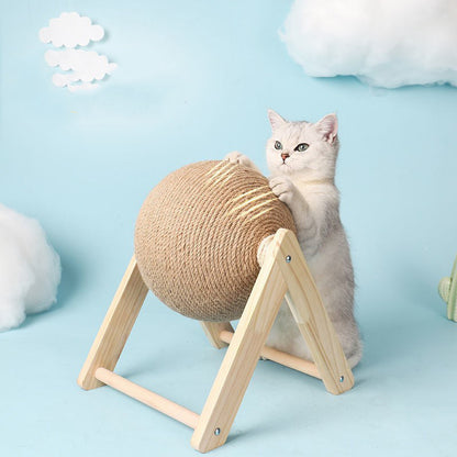 Playful Paws: Interactive Cat Scratching Ball Toy for Kitten's Endless Fun and Exercise