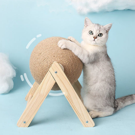 Playful Paws: Interactive Cat Scratching Ball Toy for Kitten's Endless Fun and Exercise