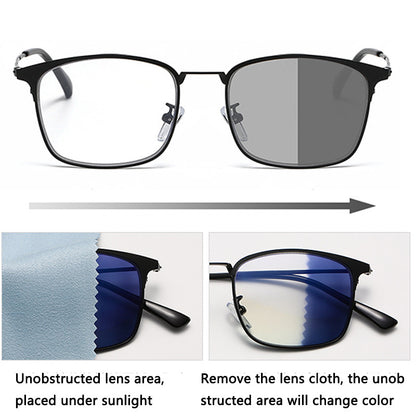 Ultimate Progressive Bifocal Multifocal Reading Glasses with Photochromic UV Protection