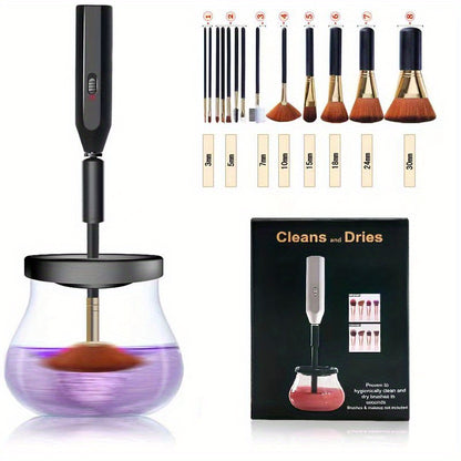 Efficient and Effortless: The Ultimate Time-Saving Makeup Brush Cleaner and Dryer