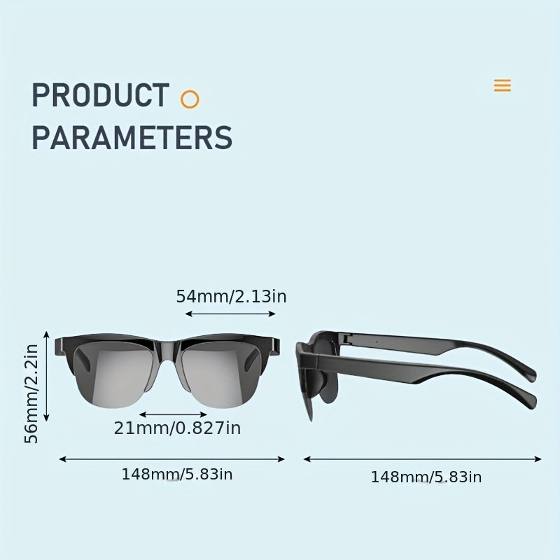 Ultramodern Smart Audio Sunglasses: Enjoy Superior Sound, Stylish Design, and Hands-Free Features