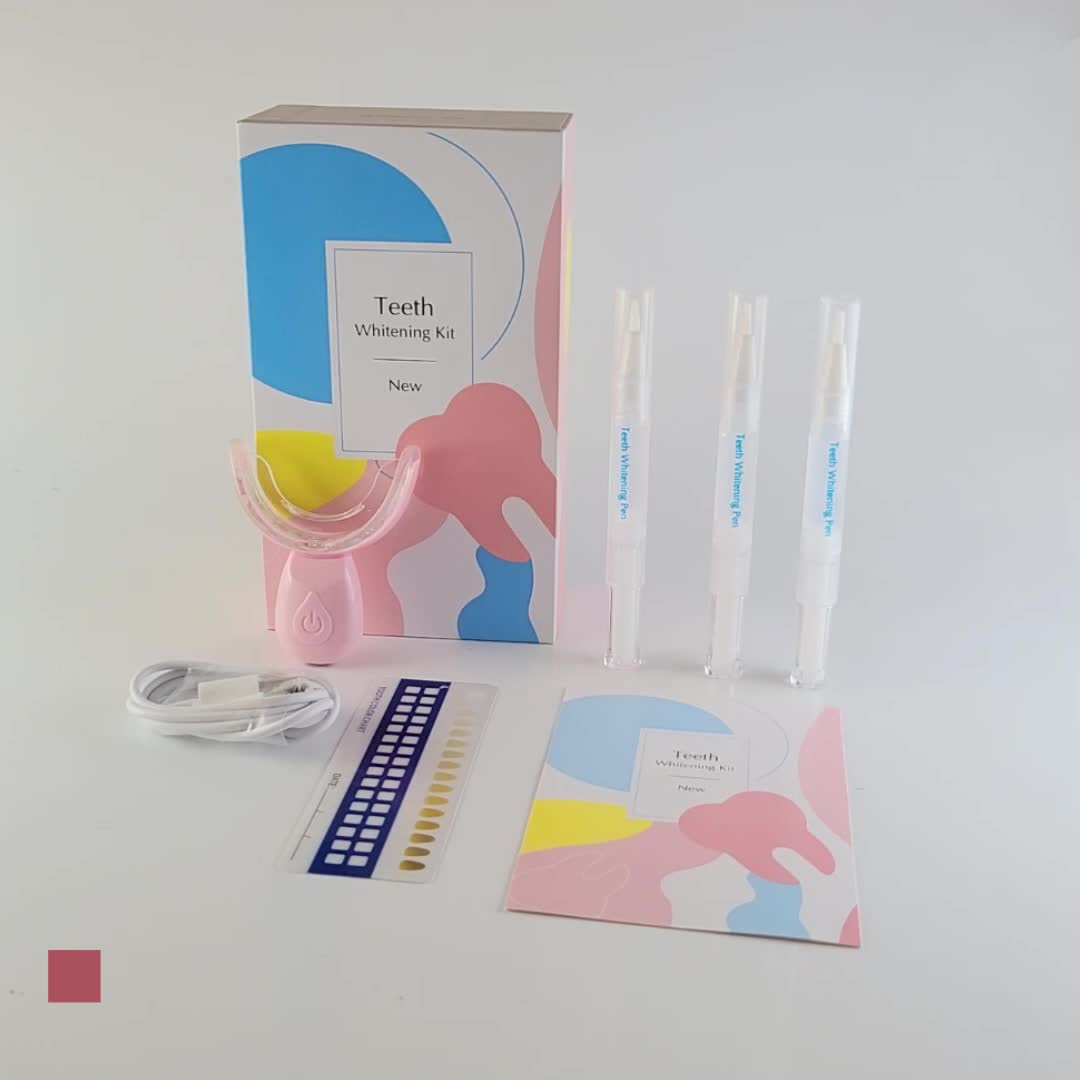 Advanced Teeth Whitening Kit with LED Light: Say Goodbye to Stains