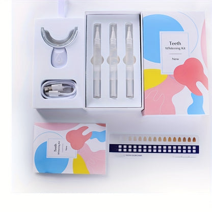 Advanced Teeth Whitening Kit with LED Light: Say Goodbye to Stains