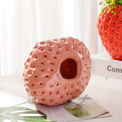 Vibrant Resin Strawberry Ornament: A Sweet Touch