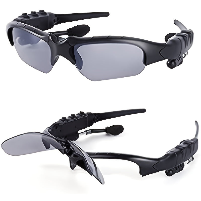 Ultimate Fusion: Polarized Wireless Sunglasses with Stereo Sound, Earphones, and Heat/Cold Resistance