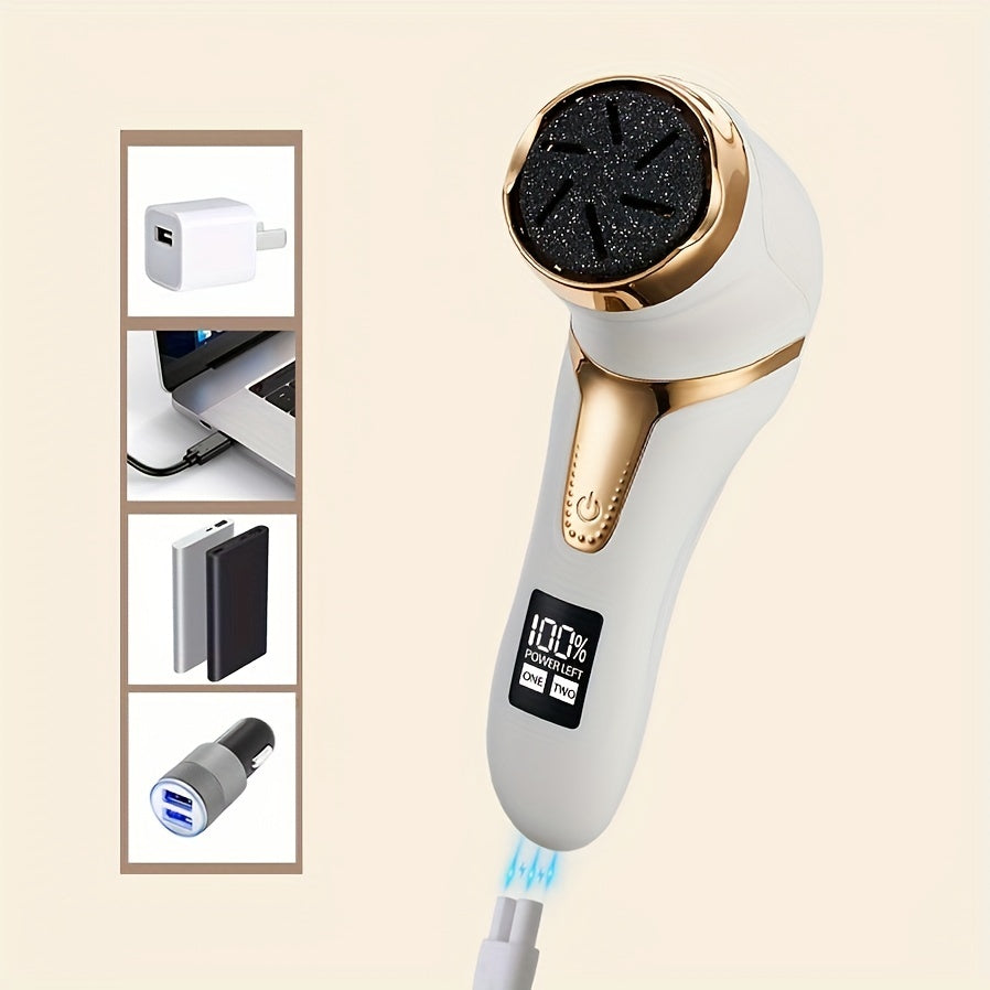 Revitalize Your Feet: Professional Electric Callus Remover with Integrated Vacuum Cleaner