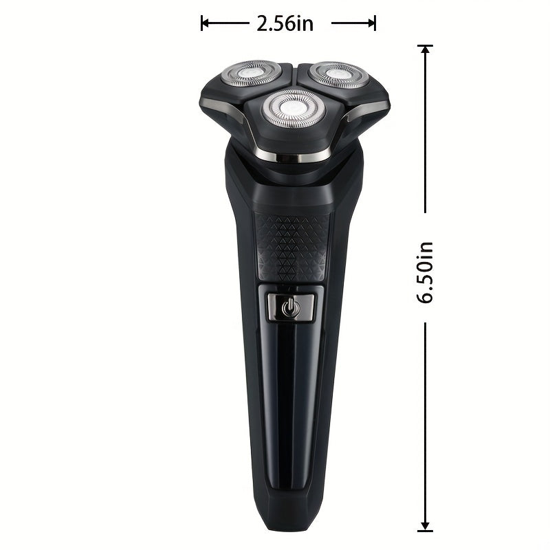 Ultimate Precision and Comfort: Rechargeable Electric Shaver with 3D Floating Veneer