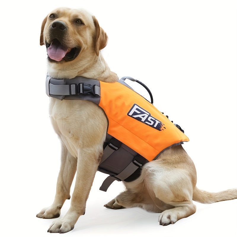 Stay Safe in Water: Adjustable Dog Life Jacket Vest for Ultimate Doggy Watersports Adventure