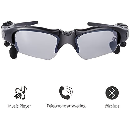 Ultimate Fusion: Polarized Wireless Sunglasses with Stereo Sound, Earphones, and Heat/Cold Resistance